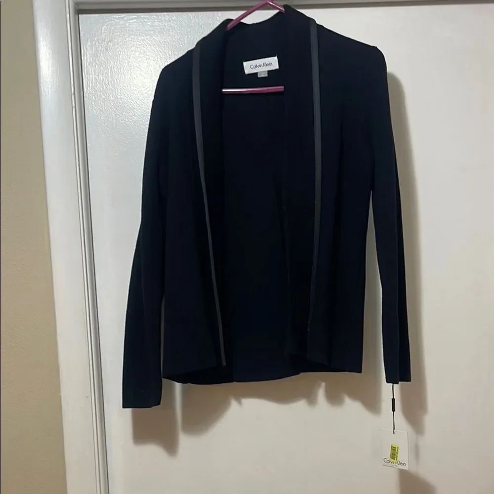 Calvin Klein Elegant Black jacket, size petite mediumNWT